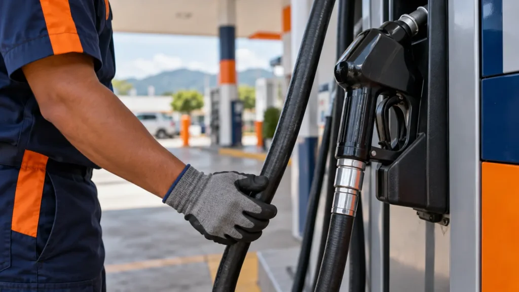 negas-blog-mangueras Revisión de una manguera de despacho de combustible en la isla
